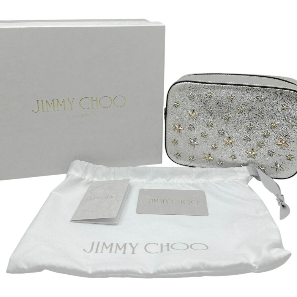 JIMMY CHOO Silver Leather Shoulder Bag - Picture 12 of 12